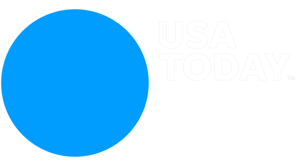 USA Today Logo - white