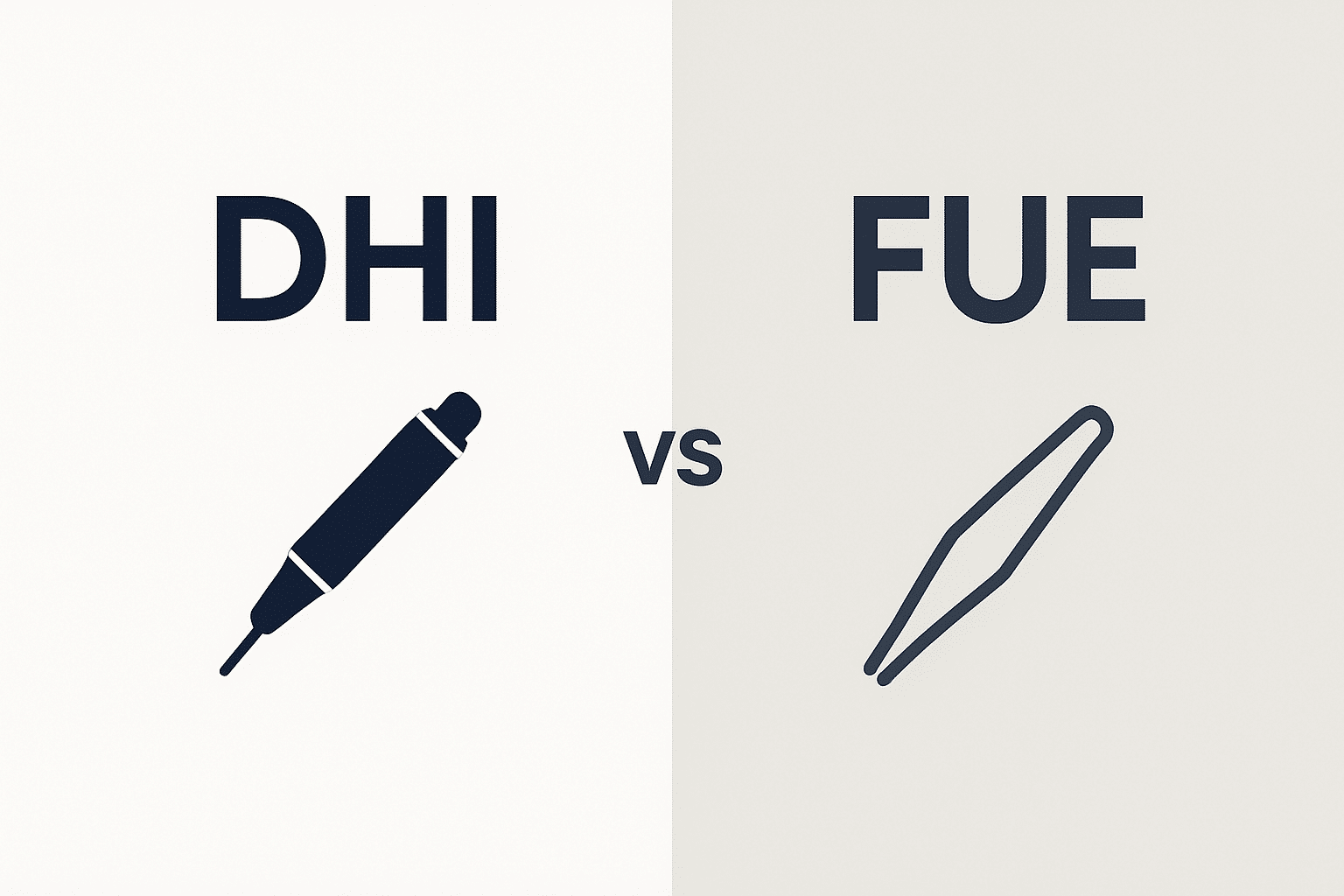 DHI vs FUE Haartransplantation
