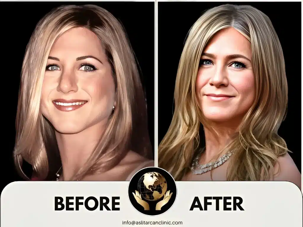 Before And After Transformation of Jennifer Aniston