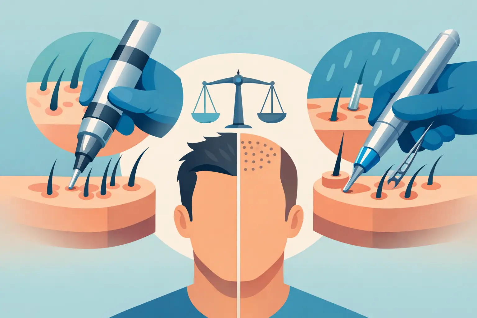 DHI versus Sapphire FUE Outcomes Compared