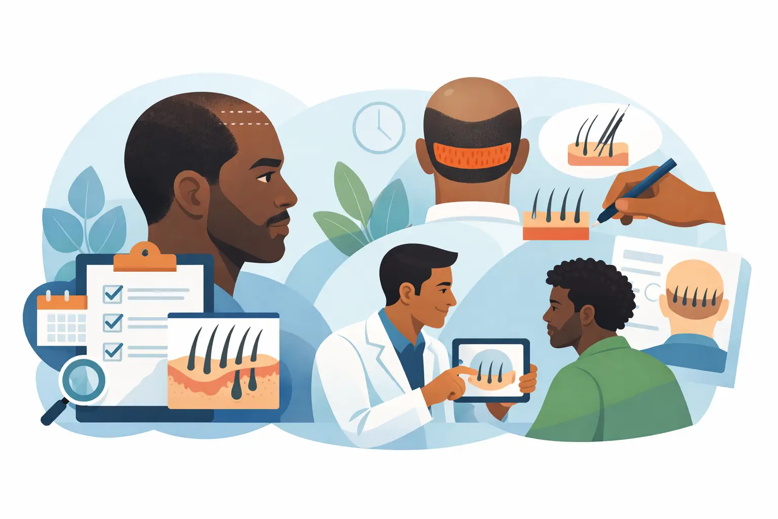 Afro Hair Transplant Planning Guide in 8 Steps
