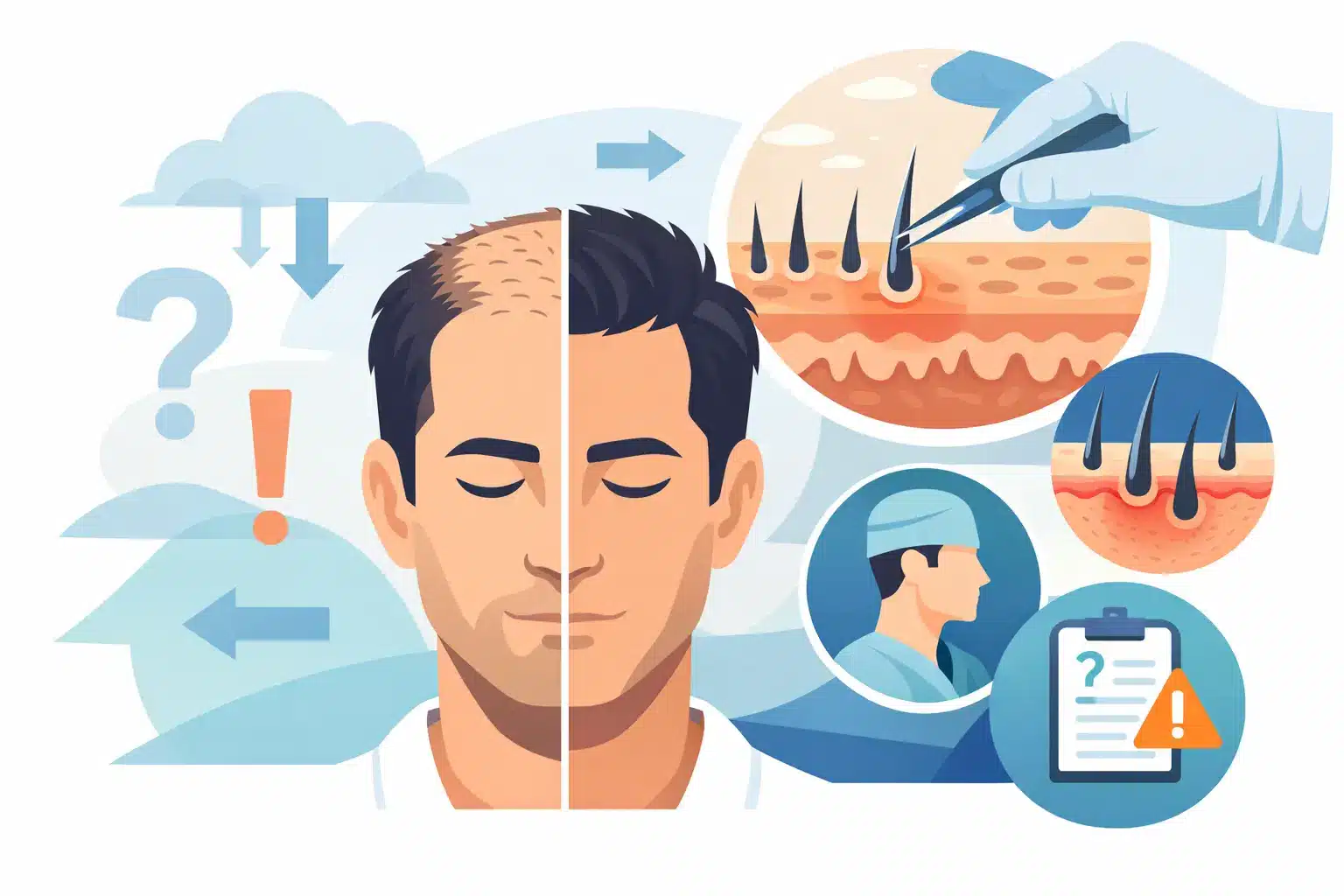 Can Hair Transplants Fail? What Affects Results