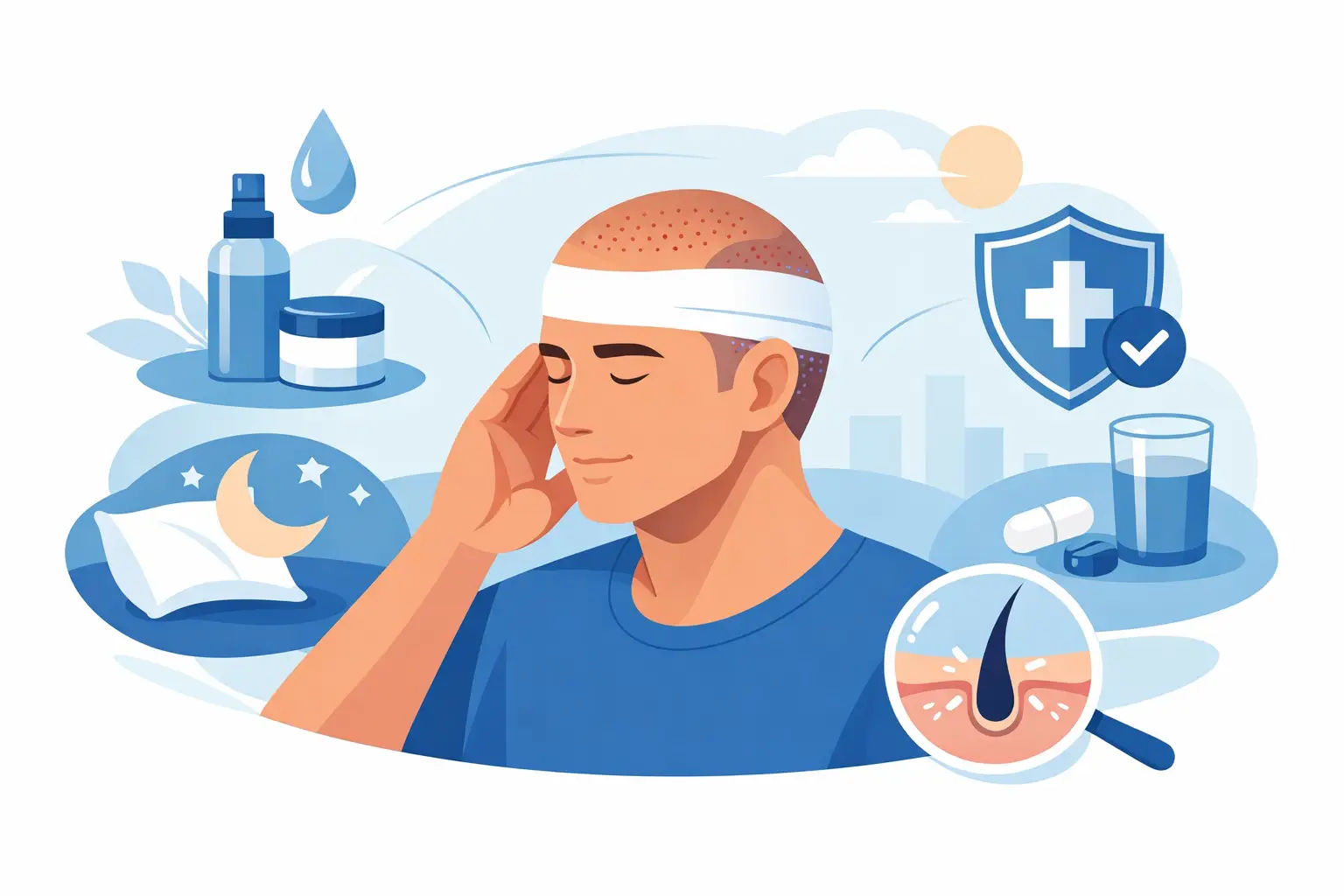 FUE Aftercare Instructions for a Strong Recovery