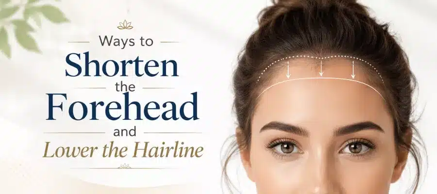Ways to Shorten the Forehead and Lower the Hairline