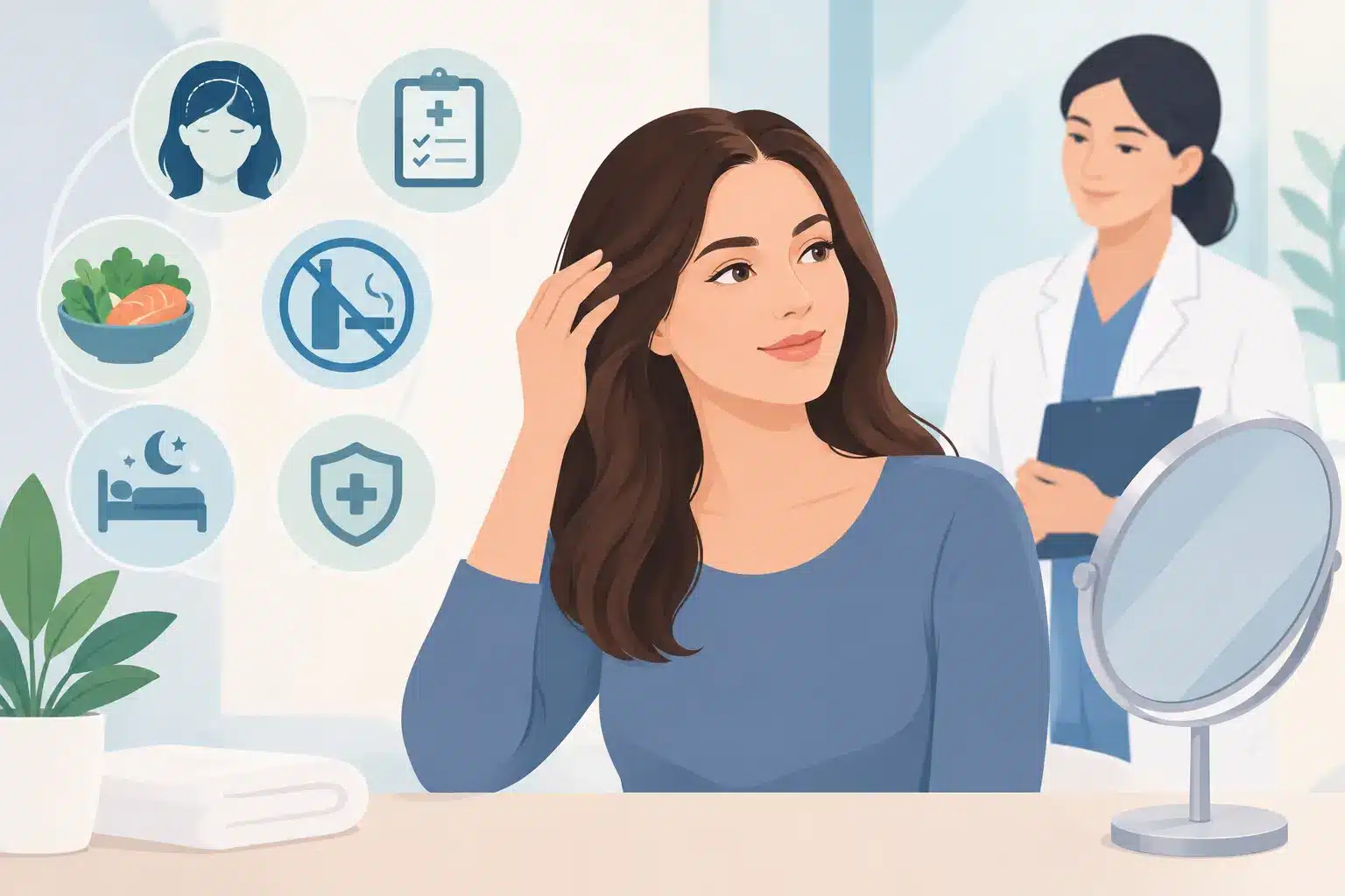 How Women Prepare for Hair Transplants Safely