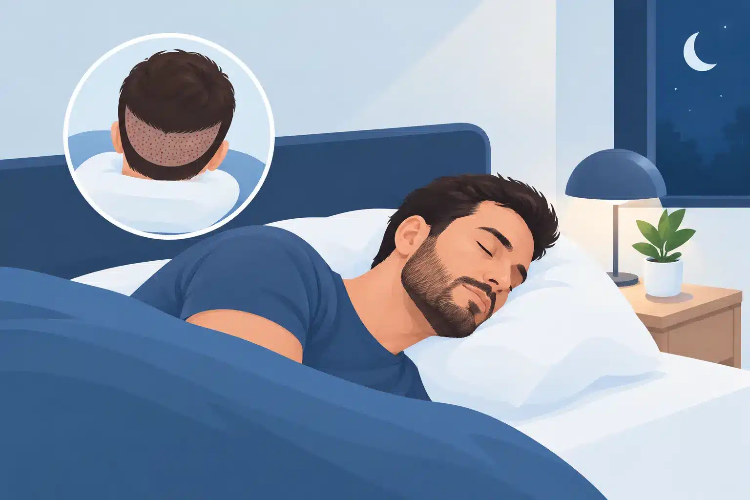 Hair Transplant Sleeping: Your First 14 Nights