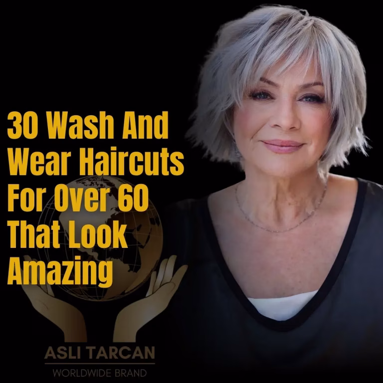 30 Wash And Wear Haircuts For Over 60 That Look Amazing
