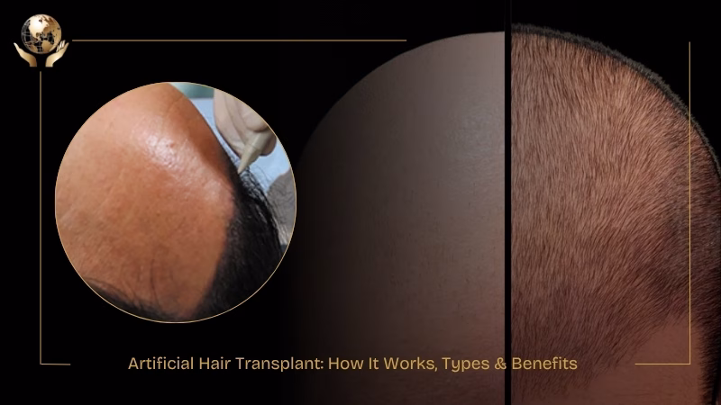 Artificial Hair Transplant: How It Works, Types & Benefits 1 Artificial Hair Transplant How It Works