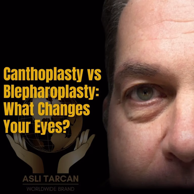 Canthoplasty vs Blepharoplasty What Changes Your Eyes