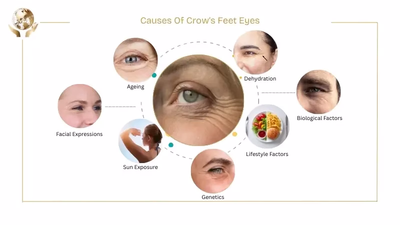 Causes Of Crow’s Feet Eyes