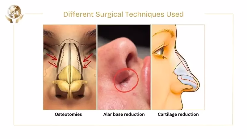 Wide Nasal Bone Reduction: What to Expect Before and After 1 Different Surgical Techniques Used