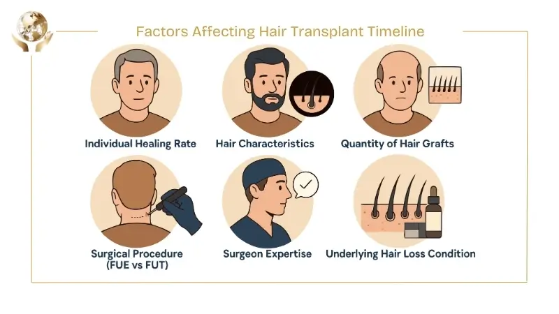 Hair Transplant Timeline & Growth Chart | Track Your Progress 5 Factors Affecting Hair Transplant Timeline