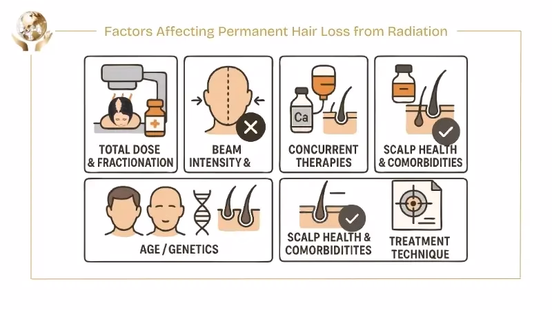 Factors Affecting Permanent Hair Loss from Radiation