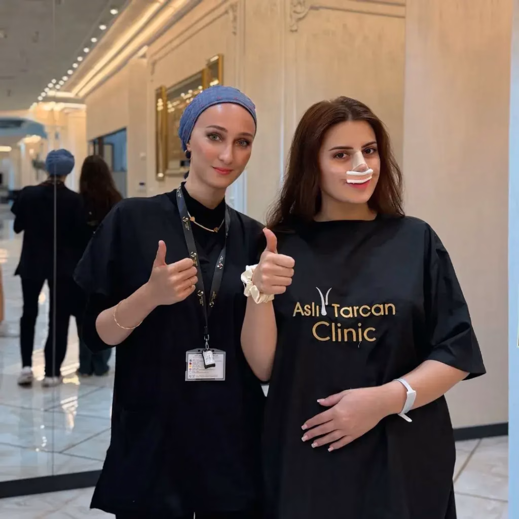 Female Teenager Patient for Rhinoplasty at Asli Tarcan Clinic