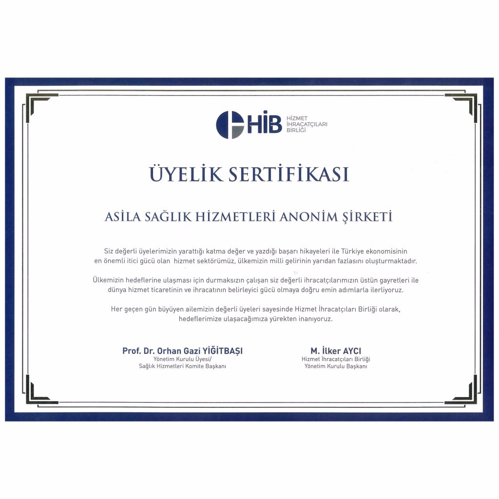 HIB Certificate