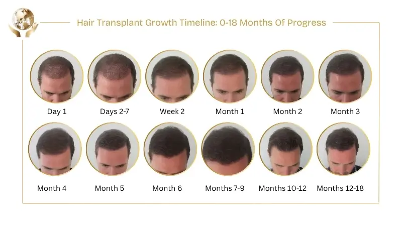 Hair Transplant Timeline & Growth Chart | Track Your Progress 4 Hair Transplant Progress Chart From Day 1 to Full Growth