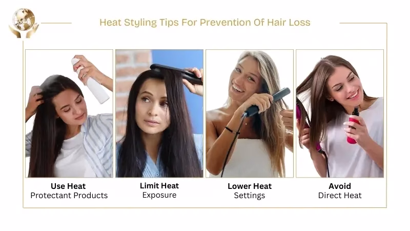 Does Heat Cause Hair Loss? Causes, Signs, & Prevention Tips 6 Heat Styling Tips For Prevention Of Hair Loss