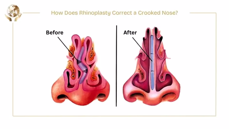 Rhinoplasty For a Crooked Nose: Risks, Procedure, Recovery Guide 2 How Does Rhinoplasty Correct a Crooked Nose