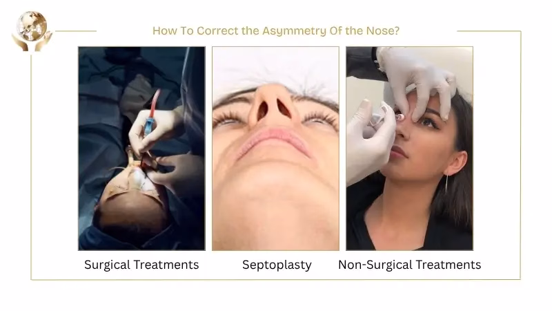 How to Correct a Crooked Nose After Rhinoplasty Surgery 4 How To Correct the Asymmetry Of the Nose