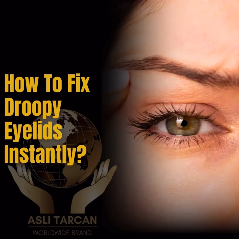 How To Fix Droopy Eyelids Instantly
