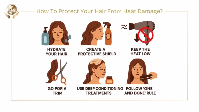 Does Heat Cause Hair Loss? Causes, Signs, & Prevention Tips 4 How To Protect Your Hair From Heat Damage