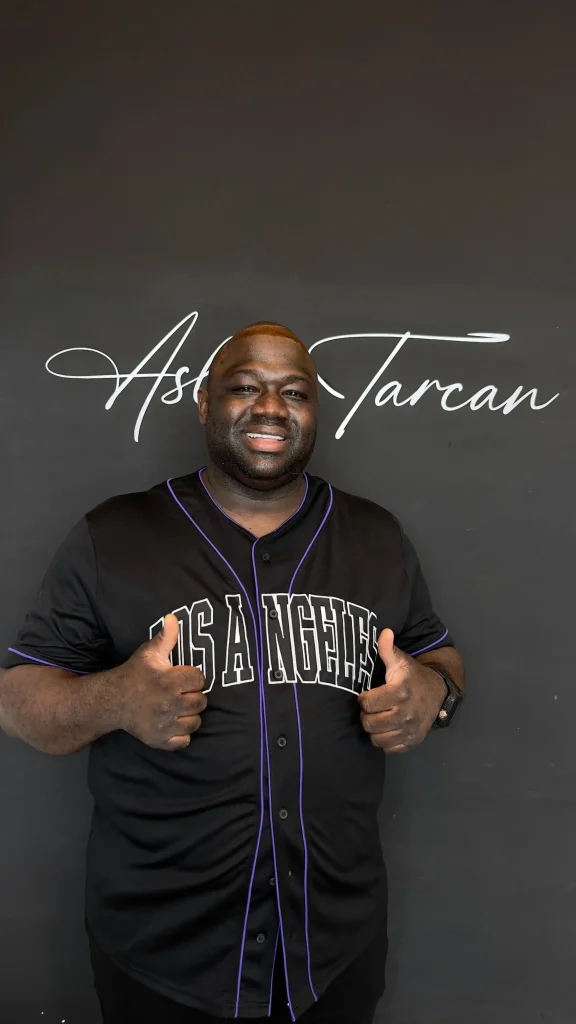 immediate after afro hair transplant