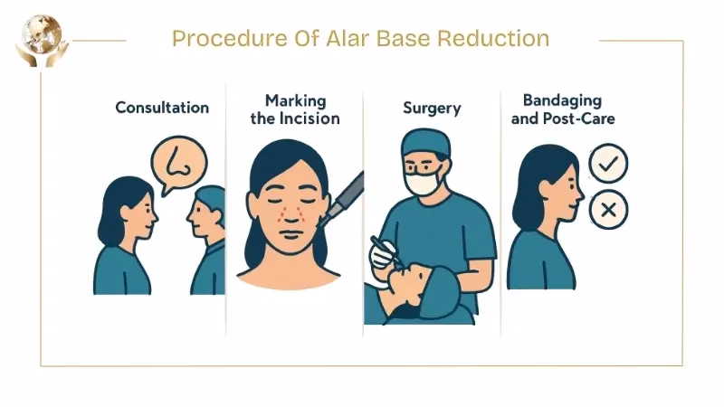 Alar Base Reduction: From Wide Nostrils to Refined Features 4 Procedure Of Alar Base Reduction