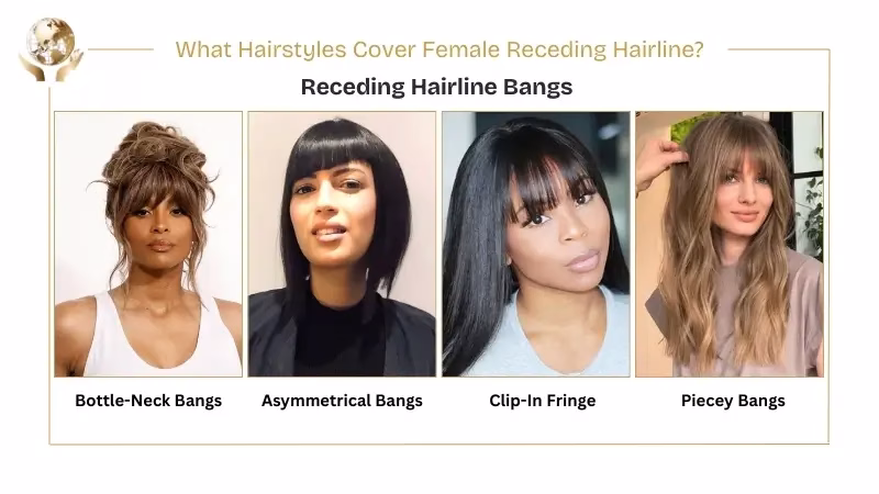 35 Classic Hairstyles For Women With Receding Hairline 3 Receding Hairline Bangs