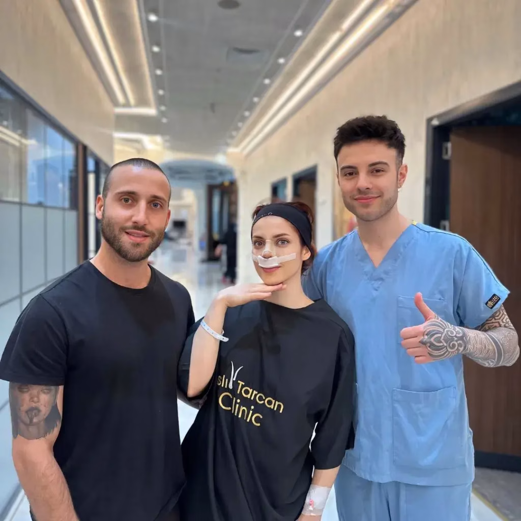 Teenage rhinoplasty patient at Asli Tarcan Clinic