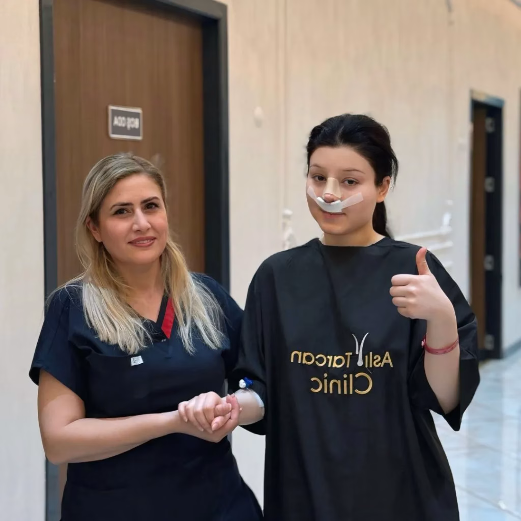 Teenager nose job in Turkey at Asli Tarcan Clinic