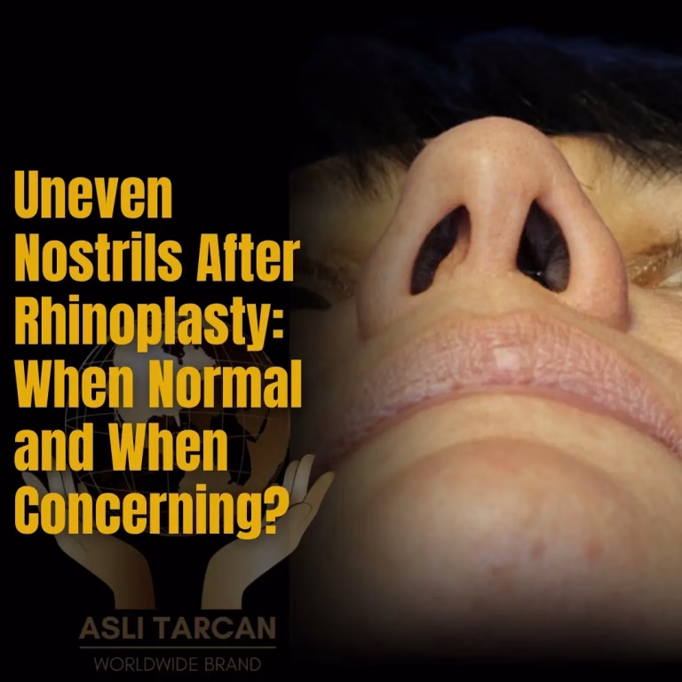 Uneven Nostrils After Rhinoplasty When Normal and When Concerning