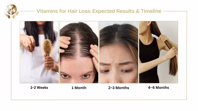 What Vitamin Should I Take for Hair Growth Naturally? 6 Vitamins for Hair Loss Expected Results & Timeline