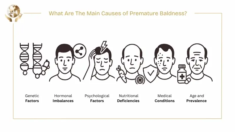 How to Tell If You Will Go Bald? 1 What Are The Main Causes of Premature Baldness