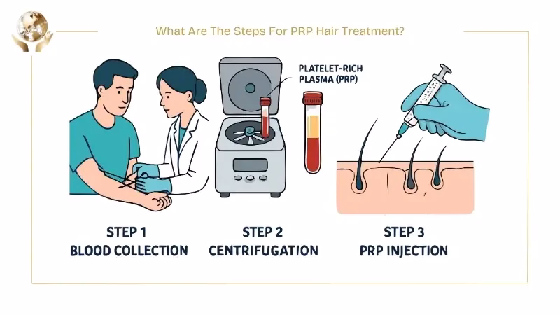 Top PRP Hair Treatment Benefits You’ll Notice Within Months 3 What Are The Steps For PRP Hair Treatment