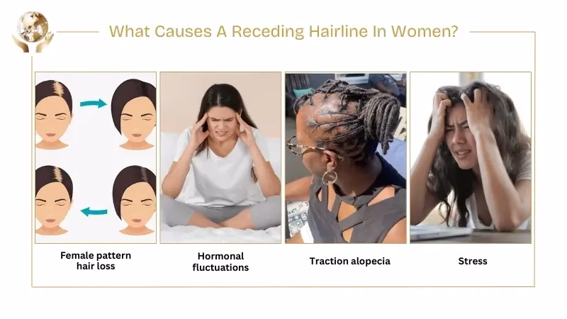 35 Classic Hairstyles For Women With Receding Hairline 1 What Causes A Receding Hairline In Women