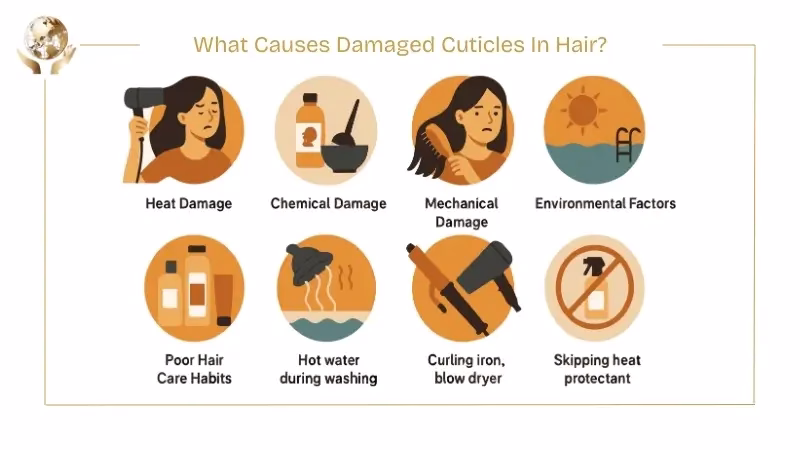What Is The Cuticle Of The Hair? Signs Of Damage & Repair 8 What Causes Damaged Cuticles In Hair