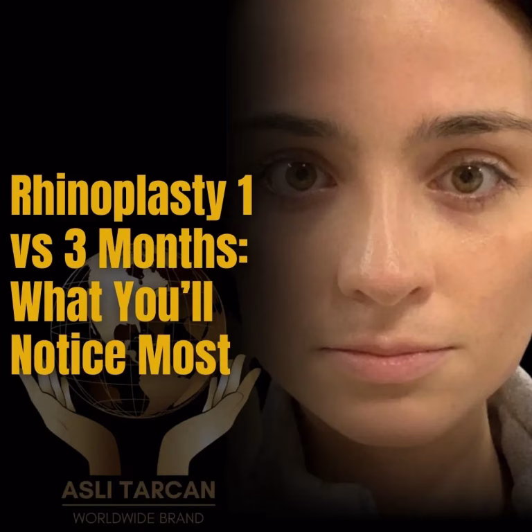 What to Expect at Rhinoplasty 1 vs 3 Months Post-Surgery