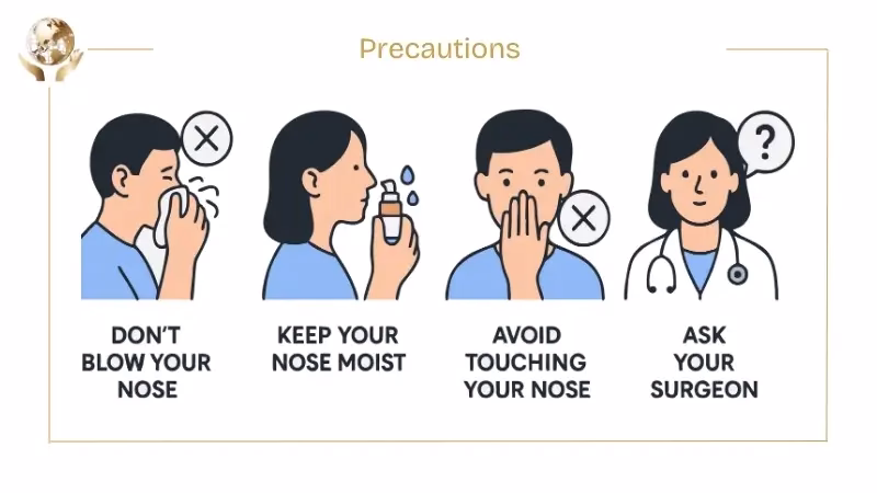 How to Clean Nose After Rhinoplasty - Mistakes to Avoid 3 When Can You Start Cleaning Your Nose After Rhinoplasty